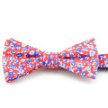 100% Silk Fabric Custom Made Handsome Bow Ties For Men